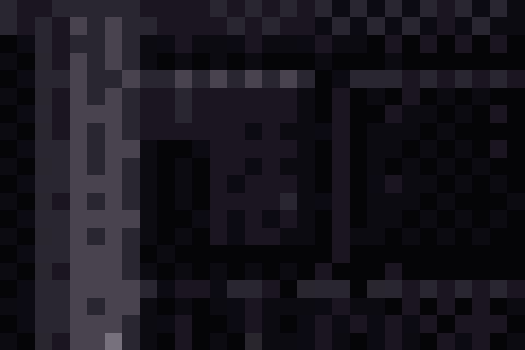 a dithered corner at 8x