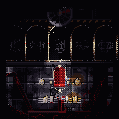 The empty throne (a still)