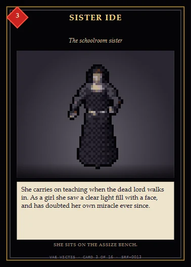 Card 3 of 16: Sister Ide