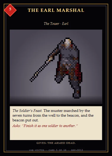 Card 5 of 16: The Earl Marshal