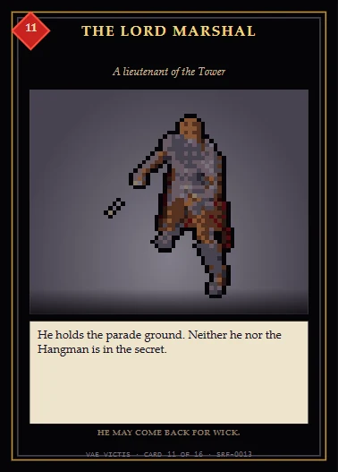 Card 11 of 16: The Lord Marshal