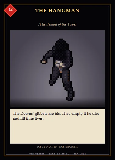 Card 12 of 16: The Hangman