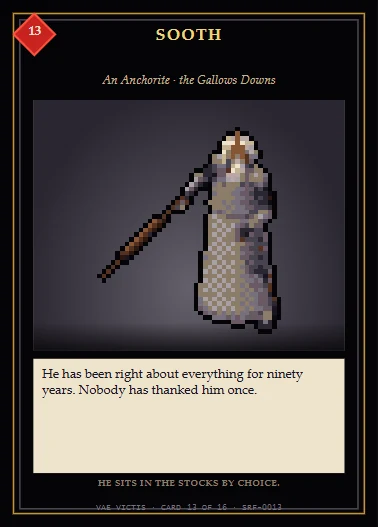 Card 13 of 16: Sooth