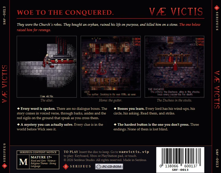 The jewel case, back tray card