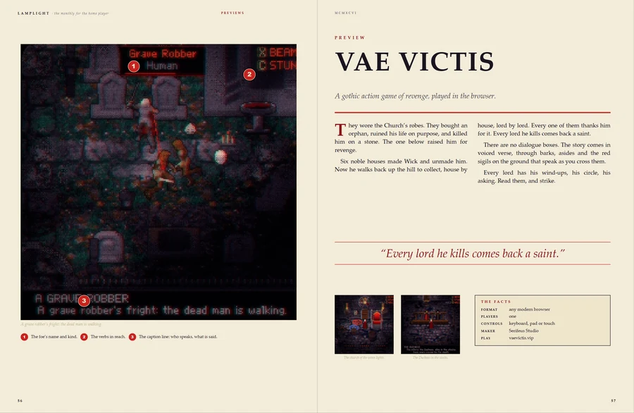 The preview spread