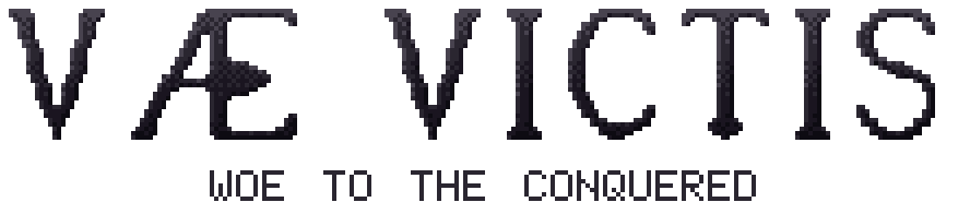 Title and motto, dark