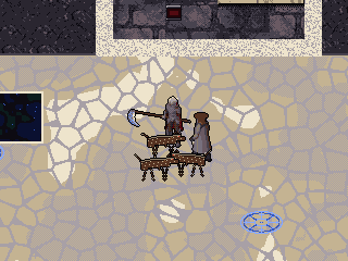 The scythe on the salt flats.